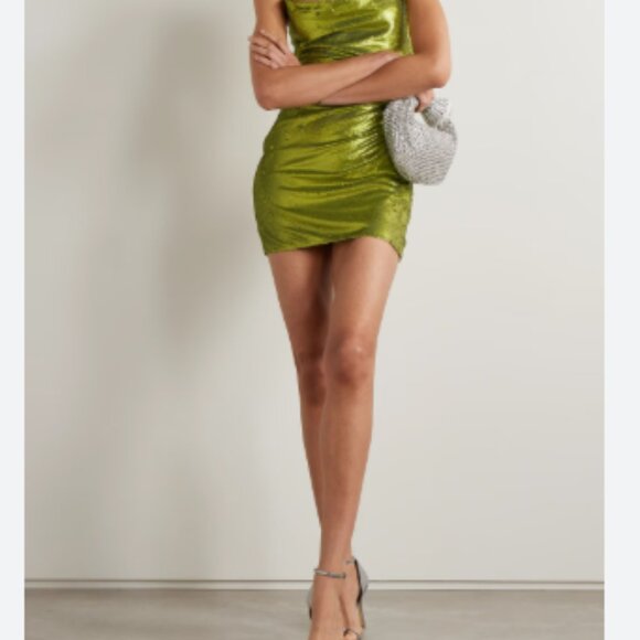 GAUGE81 Almora draped sequined tulle mini dress - Picture 2 of 6